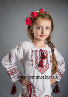 Обруч для волос с красными цветами